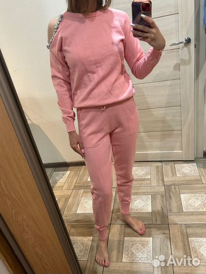 Спортивный трикотажный костюм женский S