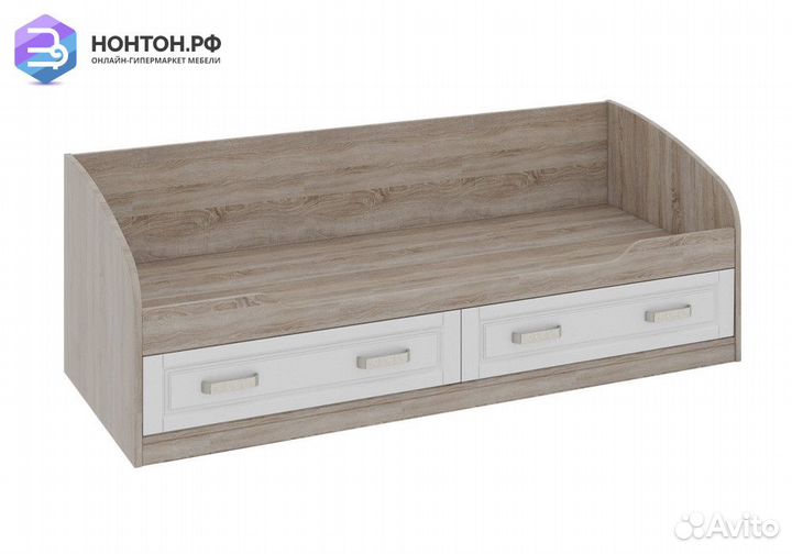 Кровать с 2 ящиками Прованс дуб сонома трюфель / к