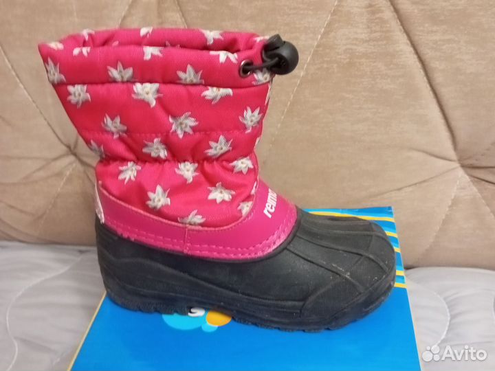 Сапоги сноубутсы reima для девочки