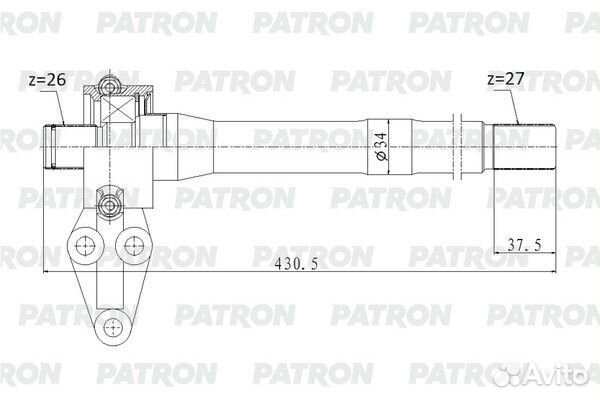 Вал приводной hyundai KIA IX35 Sportage SL 2.0i AT AWD 14- пром. вал с опорой