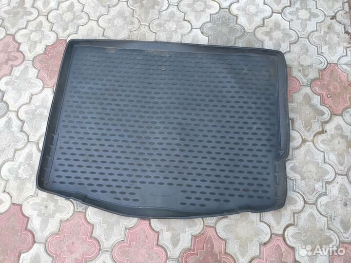 Коврик в багажник rio / solaris