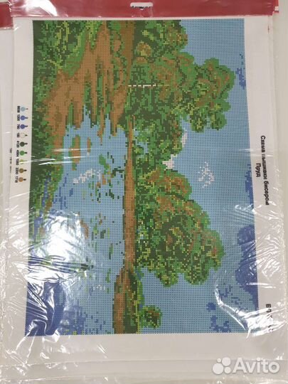 Схема для вышивки бисером и мулине