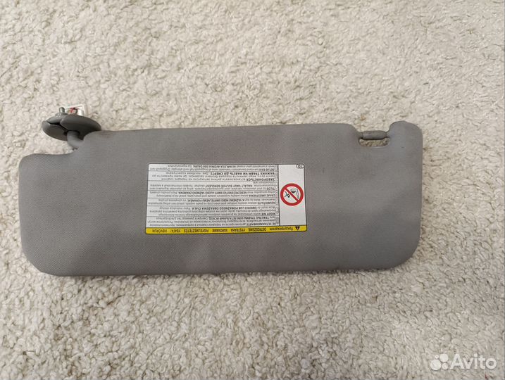 Солнцезащитный козырек на toyota Camry xv 50