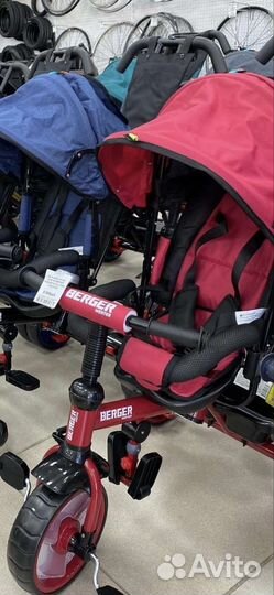 Трехколесный велосипед с родительской ручкой