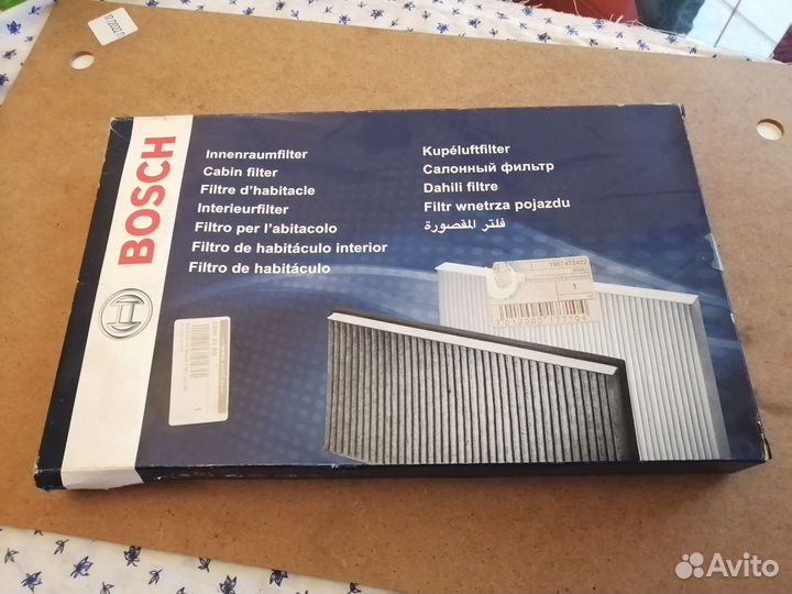 Салонный фильтр Bosch 1987432422