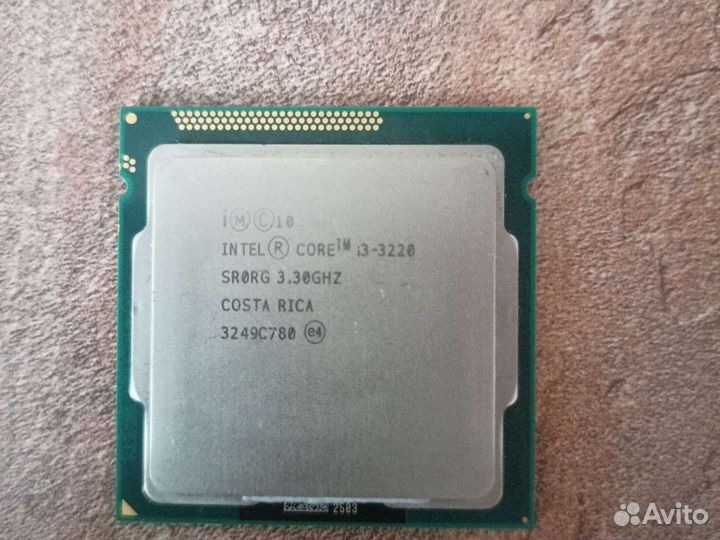 Процессор intel core i3 3220
