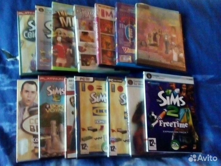 16-ть PC dvd игры одним лотом
