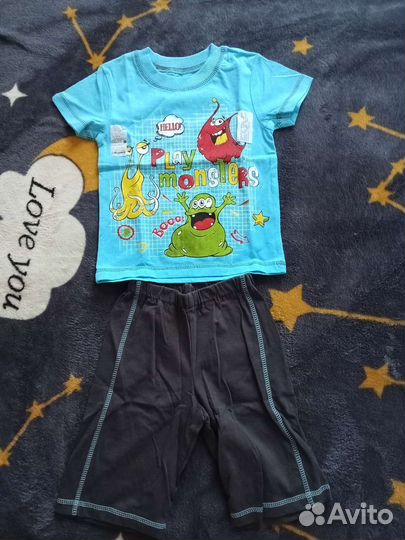 Костюм шорты с футболкой