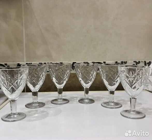 Бокалы хрусталь СССР