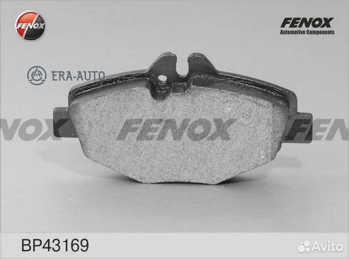 Fenox BP43169 BP43169 колодки дисковые передние\ M