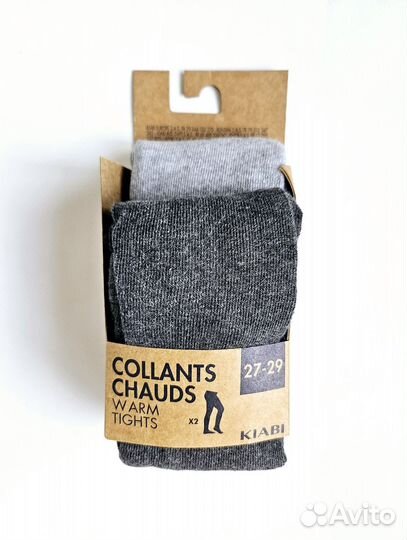 Колготки Kiabi на девочку от 3 до 14 лет