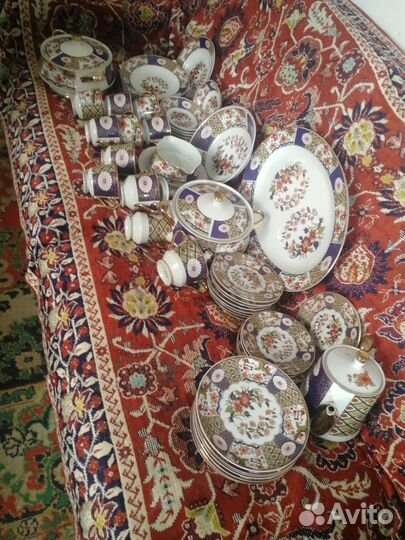 Чайно-Столовый фарфоровый сервиз, производство Япо