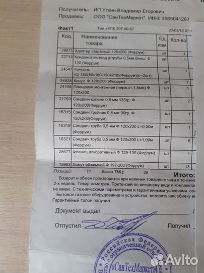 Сэндвич трубы и элементы дымохода Ferrum