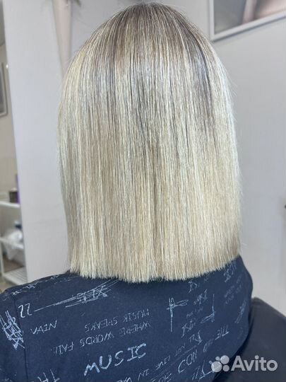 Кератиновое выпрямление