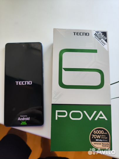 TECNO Pova 6, 8/256 ГБ