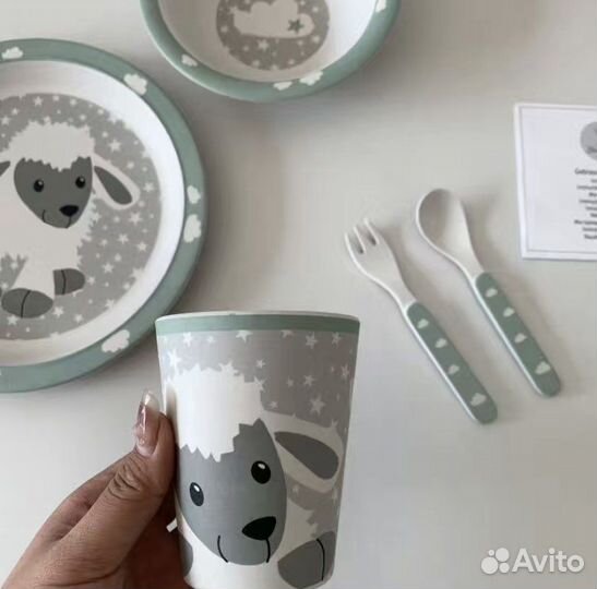 Набор столовой детской посуды новый Германия