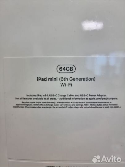 Планшет apple iPad mini 6th Generation 64gb