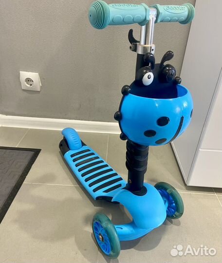 Самокат детский трехколесный 3 в 1