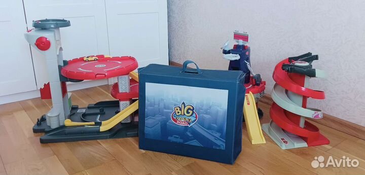 Трек для машинок гараж big sity road