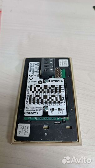 Кнопочная панель Lutron HWI-KP10