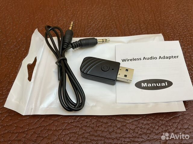 Bluetooth 5.0 адаптер с аудио разъемом - новый