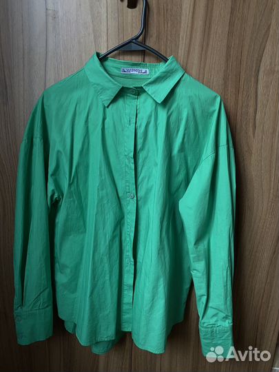 Рубашка женская зеленая 46 48