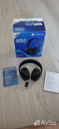 Наушники PS4 Gold Sony PlayStation