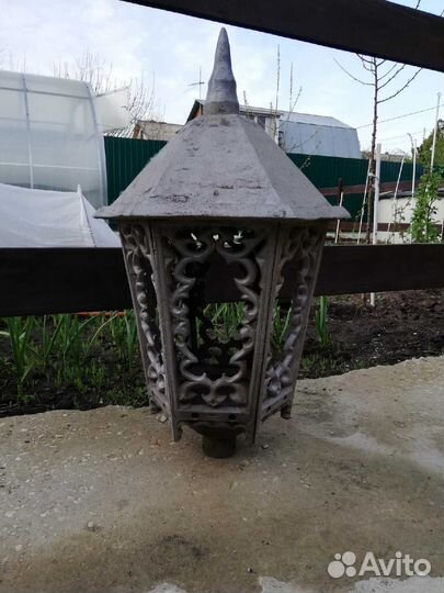 Фонарь уличный на столб садовый