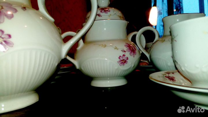 Кофейный сервиз фарфоровый Kольдиц гдр