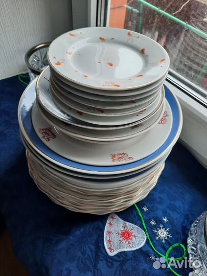 Тарелки СССР колекционные Редкие Наборы