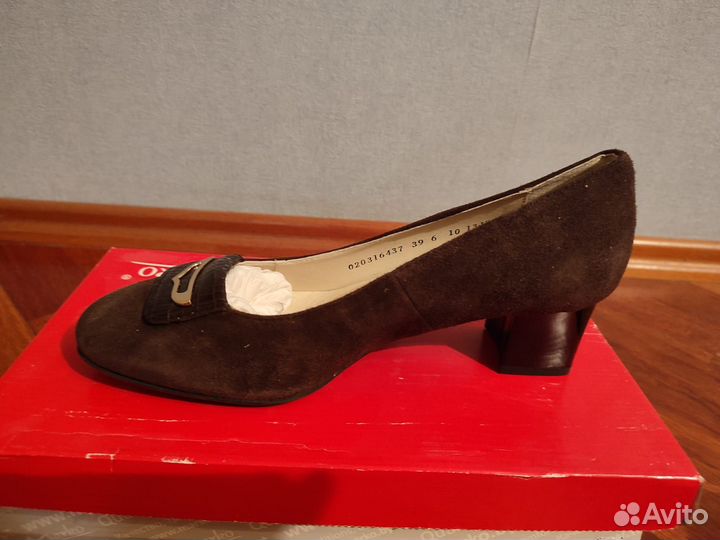 Туфли женские 39 размер натуральная замша коричнев