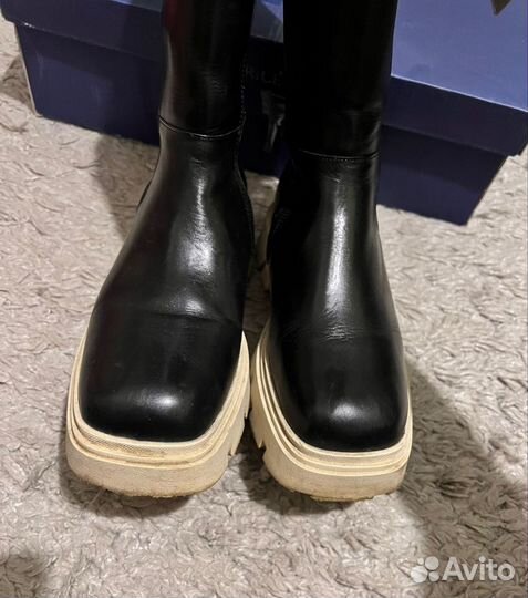 Полусапоги натуральная кожа