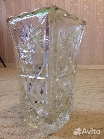 Ваза хрустальная настоящая