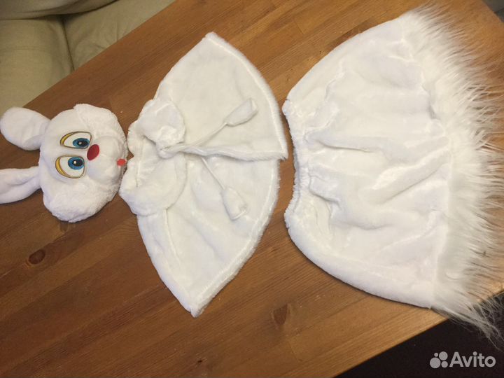 Новогодний костюм зайчика для девочки