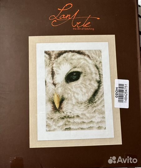 Набор для вышивания от Lanarte Белая сова