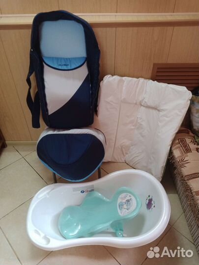 Люлька переноска ванночка для купания пеленальный