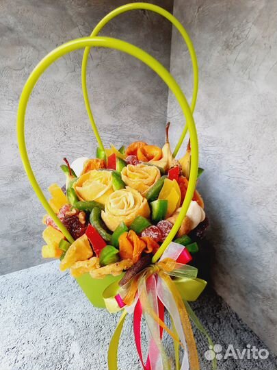 Съедобные букеты из сухофруктов