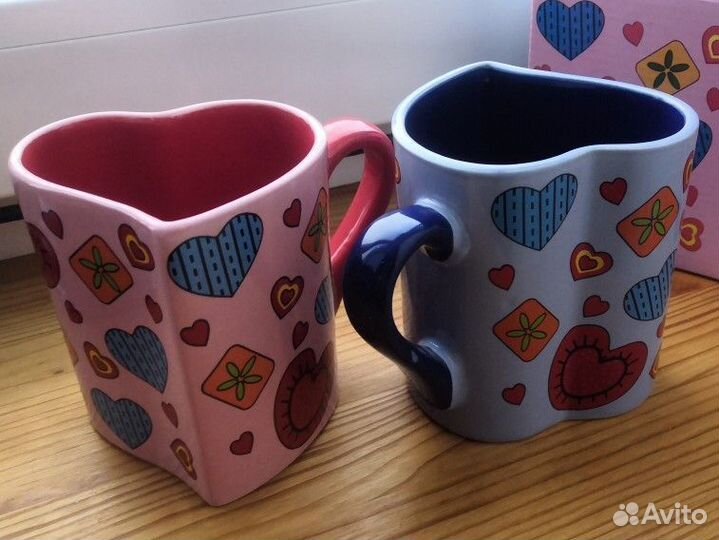 Кружки 2 шт. керамические