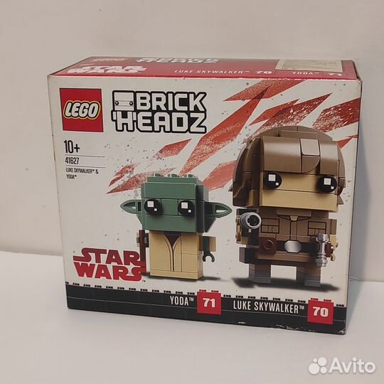 Конструктор lego BrickHeadz 41627 Люк и Йода
