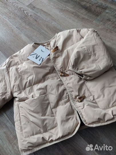 Новая демисезонная куртка- пуховичок Zara 104 р