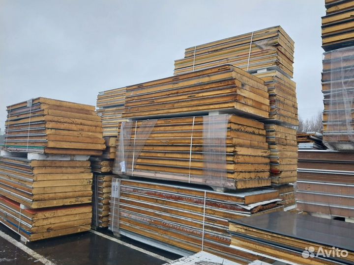 Сэндвич панели 30000 м2 в наличии