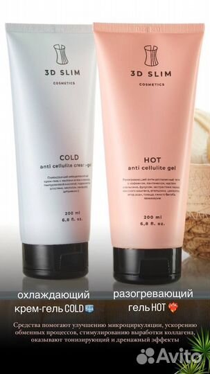 Разогревающий антицеллюлитный гель Hot