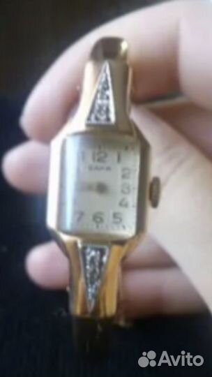 Часы Заря СССР золото,платина,алмазы
