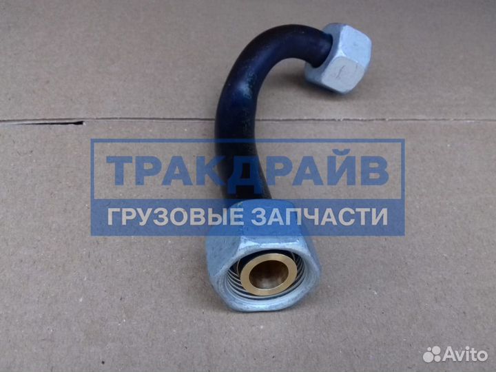 Трубка компрессора Ивеко Стралис водяная с фитингами