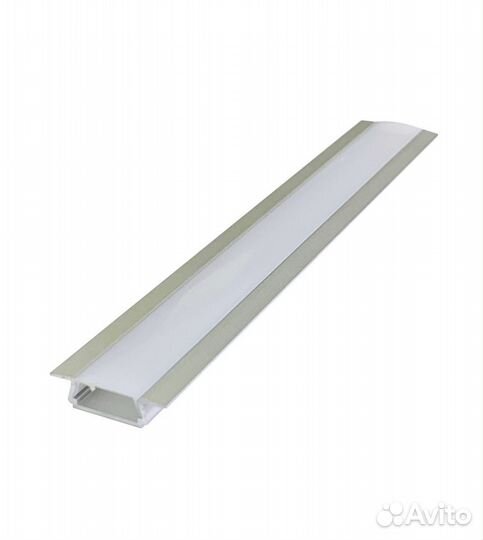 Профиль для светодиодной ленты врезной 6 мм 2 п.м