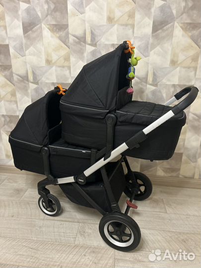 Детская коляска Thule sleek для погодок/двойни