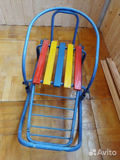 Детские санки с колесами