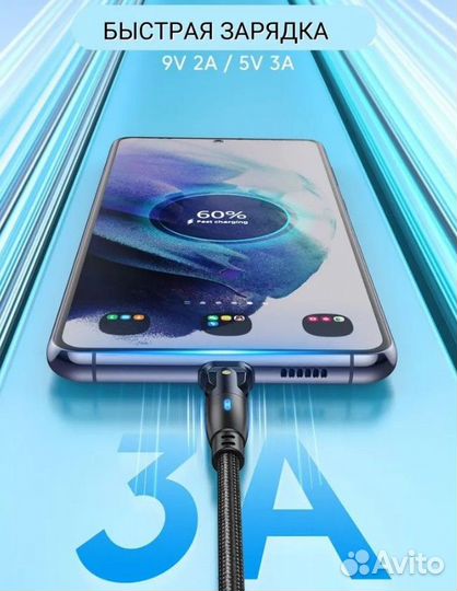 Новый Кабель USB Type-C с поворотным коннектором