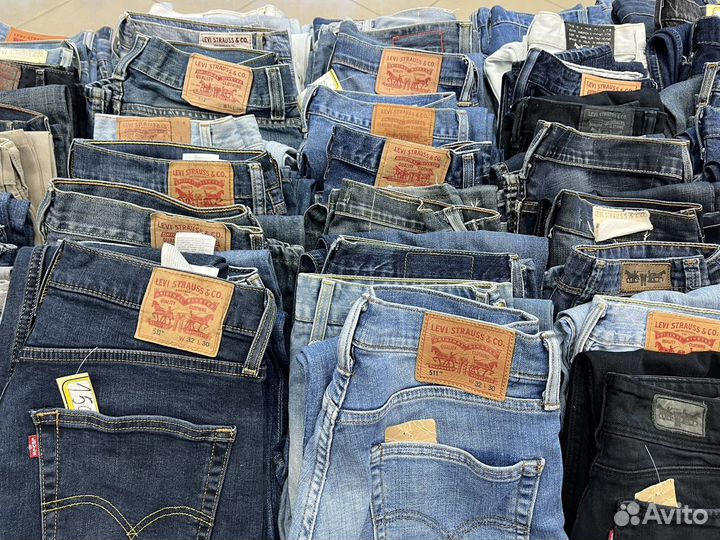 Джинсы мужские levis и женские