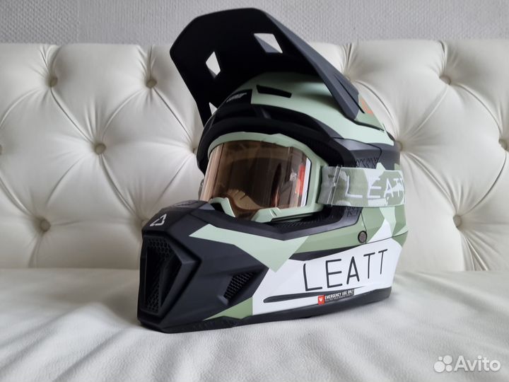 Кроссовый Шлем Leatt 7.5 Cactus Новый 2023 Green